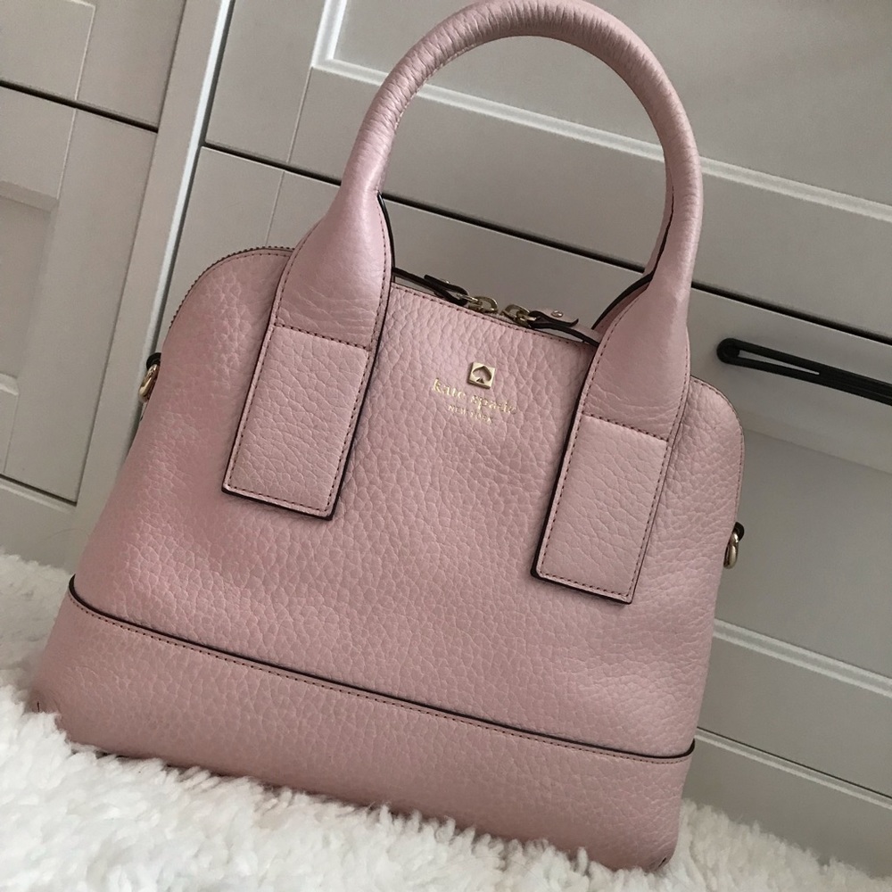 Kate Spade Southport Avenue Small Jenny Posy Pink w Crossbody Strap